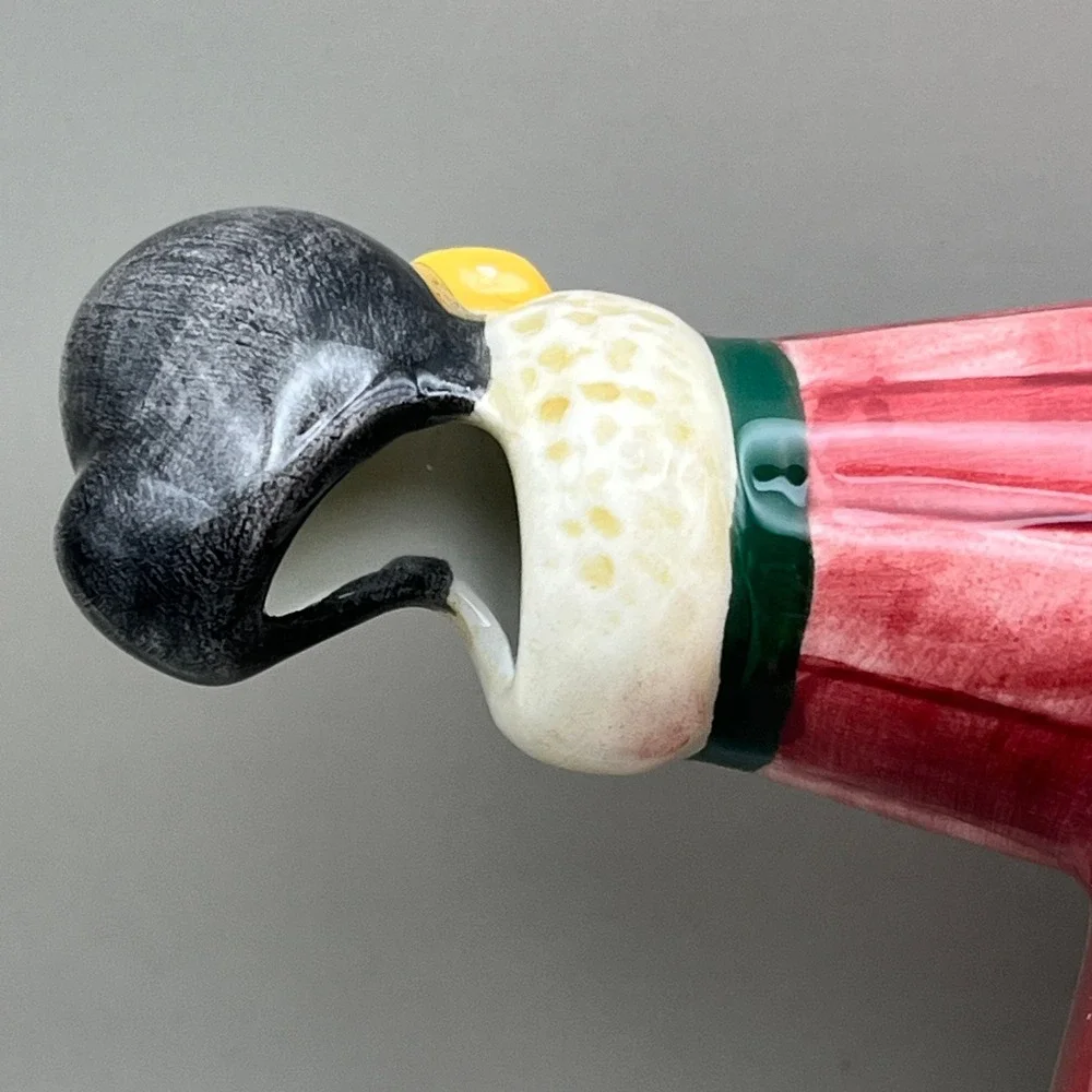 Debbie Mumm Sakura Santa Claus‎ Teapot Ceramic Christmas Holiday Decor 6.5
